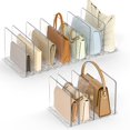 thumbnail image 1 of Organizador de carteras SortNStore ajustable transparente, paquete de 3, 1 of 7
