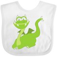 thumbnail image 3 of Inktastic Green Dragon Boys or Girls Baby Bib, 3 of 4