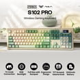 thumbnail image 2 of Teclado Gaming EPOMAKER Aula S102 PRO Membrane con pantalla TFT, 2 of 9