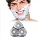 thumbnail image 3 of 2X para Afeitadoras EléCtricas S101, Reemplaza la Cuchilla, Recortadora de Barba, Maquinilla de Afeitar, Cabezal de Repuesto para Afeitado, Gris + Plateado, 3 of 5