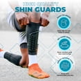 thumbnail image 4 of Soccer Shin Guards Bodyprox Small Sleeve Style Protection, 4 of 6
