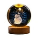 thumbnail image 3 of Bola de cristal artificial 3D Salvador luz nocturna con base de madera 2,4 pulgadas, 3 of 9