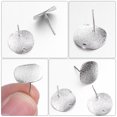thumbnail image 4 of MOVTOTOP 30pcs Alloy Earring Stud Bases Diy Ear Stud Base Earring Making Materials, 4 of 5