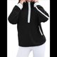 thumbnail image 1 of Sudadera de Mujer con Media Cremallera, Suave y Extragrande, con Bolsillos, Cálida y Afelpada. Negro L, 1 of 9