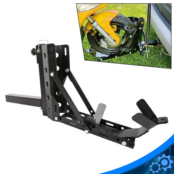 Motorcycle 2" Receiver Trailer Hitch Carrier Pull Behind Hauler Towing Rack New