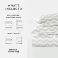 thumbnail image 3 of Duvet Cover Set - Ultra Soft & Breathable - Gray Arrow for Queen Size Bedding by Comfort Canopy, 3 of 15