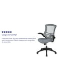 thumbnail image 5 of Flash Furniture Mid-Back Dark Gray Mesh Swivel Ergonomic Task Office Chair with Flip-Up Arms, 5 of 15