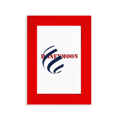 thumbnail image 1 of Ribbon Surrounds Shelter Sweetness Picture Display Art Red Photo Frame, 1 of 4