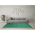 thumbnail image 3 of Ahgly Company Indoor Rectangle Abstract Light Blue Contemporary Area Rugs, 6' x 9', 3 of 4