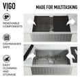 thumbnail image 2 of Vigo Vgs3020sa Oxford 30" Farmhouse Single Basin Stainless Steel Kitchen Sink - Stainless, 2 of 11