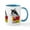White/Blue Inside, variant on CafePress - I Luv My Tuxedo Cat! Mugs - 11 oz Ceramic Mug - Novelty Coffee Tea Cup