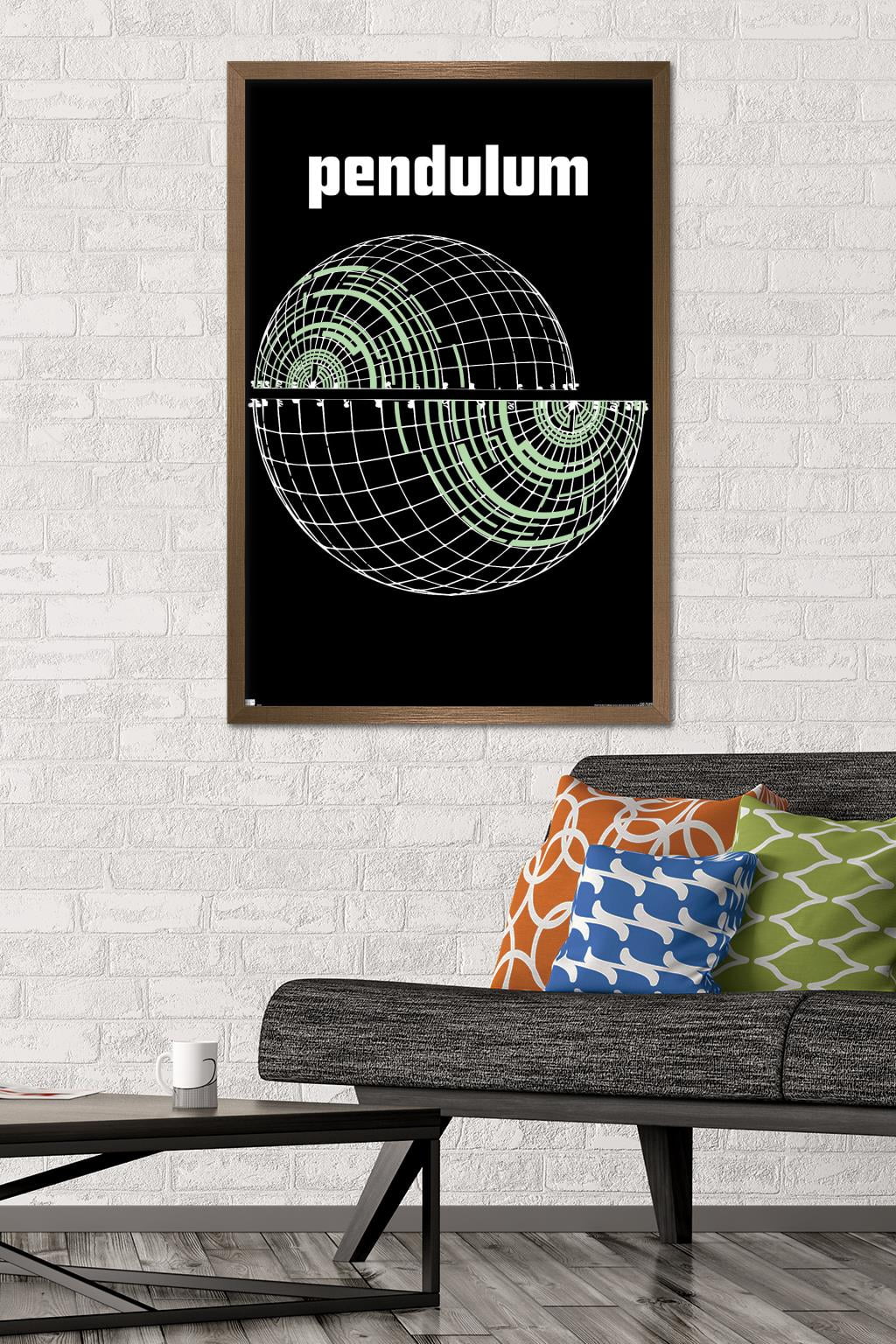 Pendulum - Globe Wall Poster, 22.375" x 34", Framed