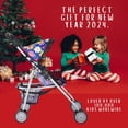 thumbnail image 2 of fash n kolor® - Doll Stroller My First Baby Doll Strollers Toy - Flower Design with Basket in The Bottom- Doll Accessories 2 Free Magic Bottles Included - New Year Gift, Boys, Girls, 2 of 5