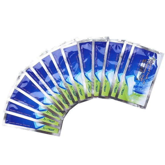 Tiras dentales 28 piezas, tiras de gel blanqueador de dientes profesional, kit de cuidado dental eficaz