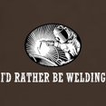 thumbnail image 3 of CafePress - I'd Rather Be Welding Dark T Shirt - Men's Classic Graphic Cotton T-Shirt, 3 of 4