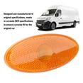 thumbnail image 4 of Lente De Lámpara De Marcador Lateral, Plástico Resistente A Presión De Repuesto Marcadores De Puerta Lateral Carcasa De Luz OEM 261B00001R Ámbar Para Movano B 2010 En, 4 of 7