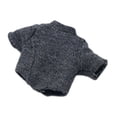 thumbnail image 4 of MERIGLARE 1/12 Scale Female Top Collectible Stylish Display DIY Accessory Mini T Shirt Dark Gray, 4 of 9