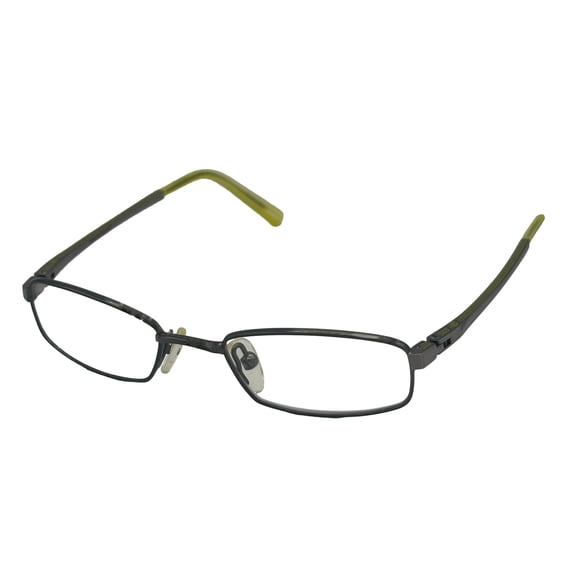 New Balance Child Stainless Steel Rectangular Eyeglass Frames  NB20 3, Green, 43mm,