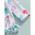 thumbnail image 7 of aturustex Little Girls Rash Guard Swimsuit with Headband 6M 9M 12M 18M 2T 3T Toddler Baby Girls Zip Up Swimwear Bow/Fruit Print Rompers Swim Long Sleely Beachwear for Holiday Party Swim Pool, 7 of 7