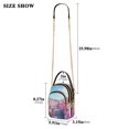 thumbnail image 3 of YAZAOO Cross Body Fashion Shoulder Waist Purse Bags Blooming Pink Rose Garden Pocket Handbags, 3 of 7