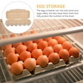 thumbnail image 3 of Soimiss Stackable White Plastic Egg Holder for Refrigerator with Lid Multicompartment Design and Latch Closure, 3 of 8