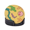 thumbnail image 4 of Miss Frizzle In A Pickle Magic School Bus Coasters With Leather Holder Set Of 6 Round Coasters for Home and Kitchen Decor, 4 of 7