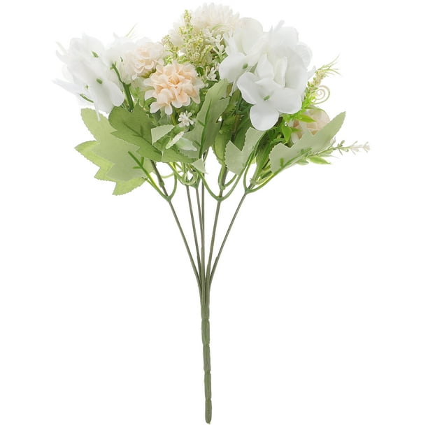 Flower de rosa de 7 rosas artificiales Rose Rose Bunch Bouquet Valentines Day Ornament
