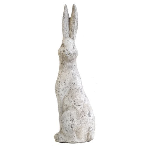 Michael Carr 29" Tall Jack Rabbit Statue, Facing Sideways