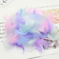 thumbnail image 3 of Synzerm 100 Pcs Tiny Pastel Colors Goose Feather 5-8CM Assorted Fluffy Feathers for Crafts Dream Catcher Wedding Home Party Decorations Earrings Making S03, 3 of 15