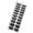 NC250131, variant on Semi Cured Gel Nail Strips UV/LED Nails, Gel Nail Stickers Dark Semi Cured Gel Nail Strips, Holographic, Chrome, Nails Art Design Decoration Accessories - Color A