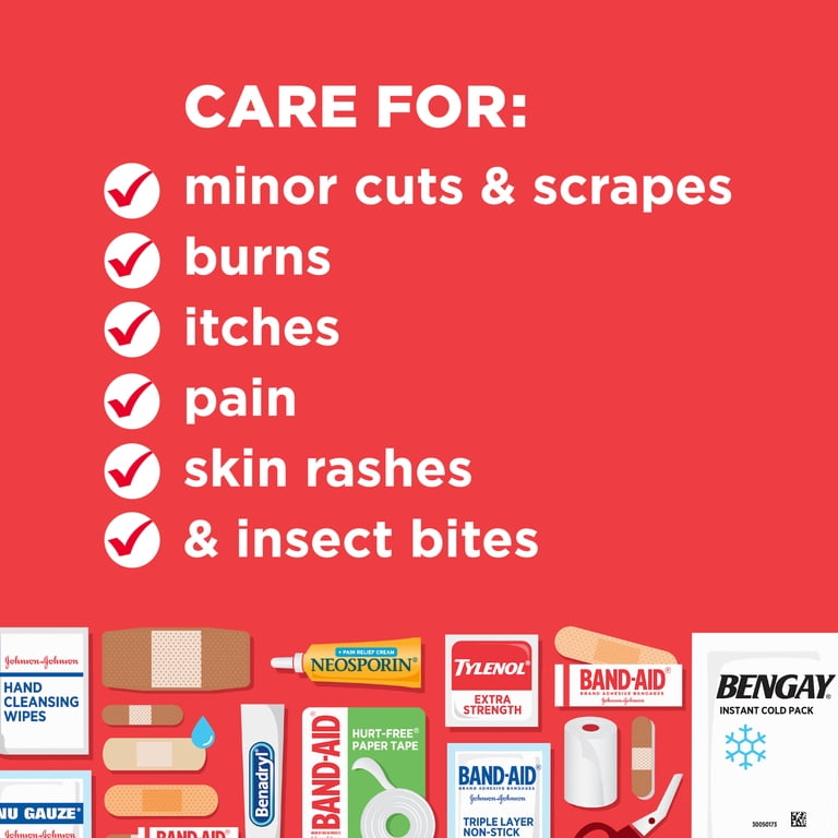 Band-Aid All-Purpose Portable First Aid Kit, 160 Pieces photo 7