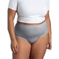 thumbnail image 3 of Fit for Me by Fruit of the Loom Women's Plus Size Cooling Breathable Brief Panties, Moisture-Wicking, Multipacks, Sizes 1X-5X, 3 of 9
