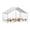 9.8*6.5*6.5, variant on EastVita Chicken Coop Run Galvanized Steel Chicken Pen with Anti Ultraviolet Waterproof Cover Spire Roof Walk in Poultry Cage Metal Chicken Coop for Outdoor Farm Use