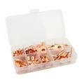 thumbnail image 1 of Wire Lugs, Thickened Terminal Connectors 140 Pcs Copper Closed Design  For Electrical Industry, 1 of 8