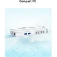 thumbnail image 2 of MINISFORUM S100 Mini Clé PC 12e Gén Alder Lake N100 (jusqu'à 3,4 GHz) Micro PC, LPDDR5 8 Go RAM UFS2.1 128 Go, 1x HDMI, 1x Sortie USB-C, 2X USB3.2, Port RJ45 2,5G, Adaptateur d'Alimentation PD 65W Micro Ordinateur, 2 of 8