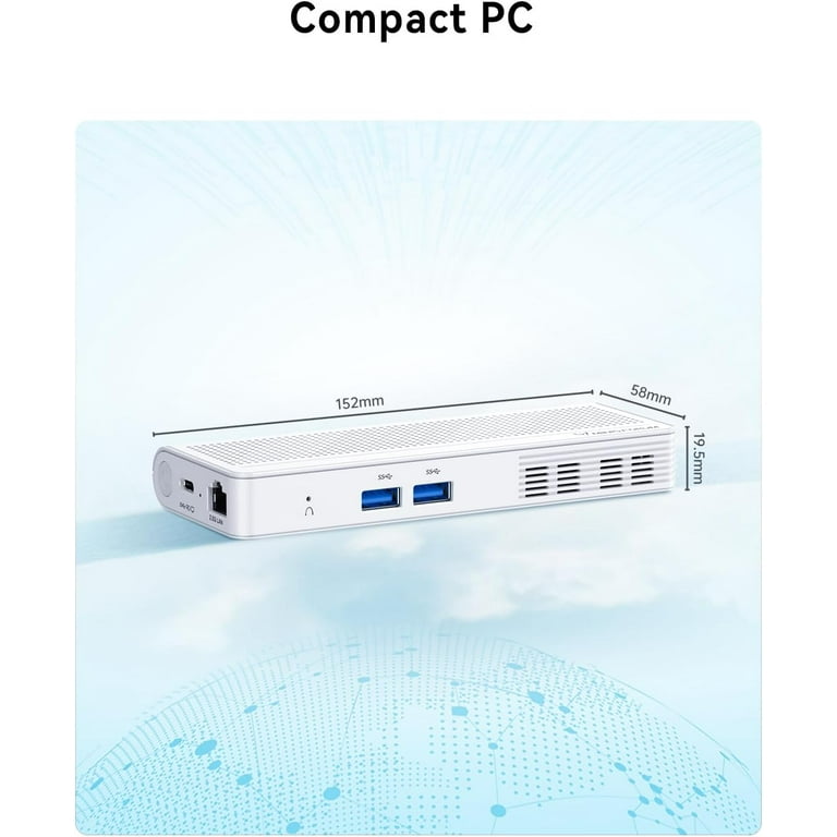 MINISFORUM S100 Mini PC Stick 12th Gen Alder Lake N100(up to 3.4