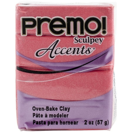 - Premo Sculpey Accents Polymer Clay 2oz-Sunset Pearl