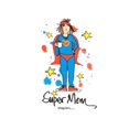 thumbnail image 3 of Emerson Street Clothing Co. | Super Mom | Ladies Whimsical Nightshirt, 3 of 4