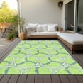 thumbnail image 6 of Addison Rugs Chantille Indoor/Outdoor Transitional Geometric Lime Washable Rectangle Rug, 9' x 12', 6 of 6