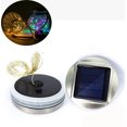 thumbnail image 3 of Juego de 3 luces solares de cadena para tapas de tarros de cristal, impermeables, 2 m, 20 LED, iluminación ambiental decorativa para tarros, botellas, hogar, mesa, Navidad, bodas y fiestas (blanco cál, 3 of 4