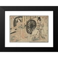 thumbnail image 2 of Utagawa Toyohiro 14x11 Black Modern Framed Museum Art Print Titled - Woman and Man (Late 18th Century - Early 19th Century), 2 of 5