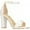 White Patent, variant on Women Chunky Heeled Ankle Strap Sandals Elegant Single Band Buckle Decor Sandals High Heel Sandals Open Toe Ankle Strap Sandals Heels