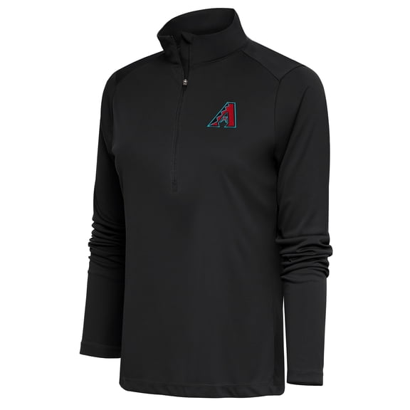 Women's Antigua  Gray Arizona Diamondbacks  Tribute Half-Zip Pullover Top