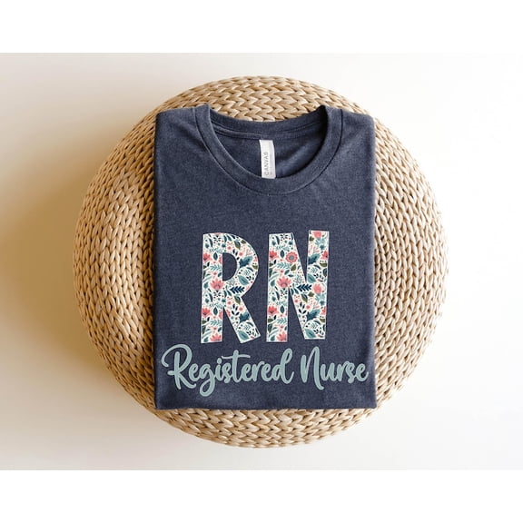 Registered Nurse Shirt for Women, RN TShirt for Registered Nurse, Nursing T-Shirt for Nurse, Gift for Registered Nurse, RN Graduation Gift