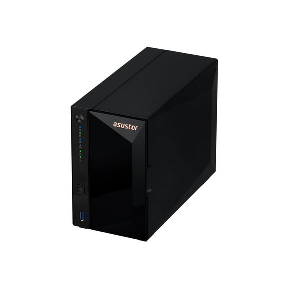 ASUSTOR Drivestor 2 Pro Gen2 AS3302T v2 - Serveur NAS - 2 Baies - SATA 6 Gb/s - RAID JBOD, RAID 0, 1 - RAM 2 Go - Ethernet 2,5 Gigabit - Prise en Charge Icsi