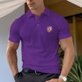 thumbnail image 6 of Floral And Flag Pattern Men's Polo Shirt 14 Colors, 6 of 16