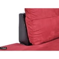thumbnail image 5 of Lifestyle Furniture Avellino Left Hand Facing Microfiber Sectional Sofa with Storage Ottoman, Red, 5 of 8