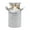 Grey, variant on HAZIUA Imitation Flower Vase Home Wedding Ceremony Venue Decoration Wind Vase 5.9*5.1 in Red