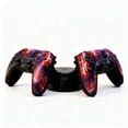 thumbnail image 2 of Wireless Controller Compatible with P5/P5 Pro/P5 Slim/PC,with 1500mAh Battery,Dual Vibration,6-Axis Motion Control,Speaker,3.5mm Audio Jack,Red Starry Sky, 2 of 5