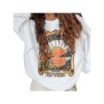 thumbnail image 2 of Franhais Women’s Autumn Casual Long Sleeve Sweater Vintage Painting Printing Pullover Sweatshirt, 2 of 9